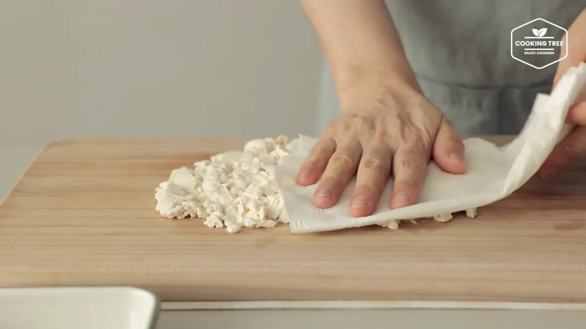 Tofu Cabbage Tortilla Pizza Recipe