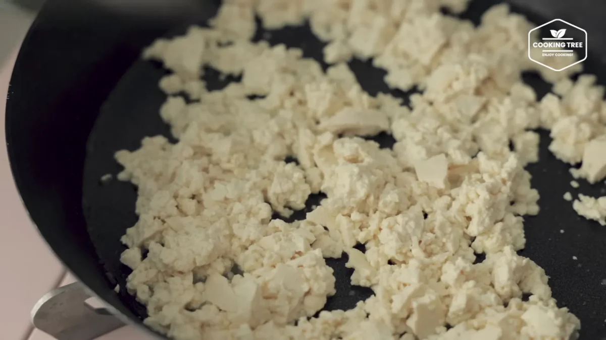 Tofu Cabbage Tortilla Pizza Recipe