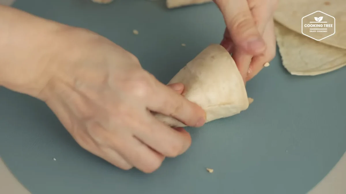 Tofu Cabbage Tortilla Pizza Recipe