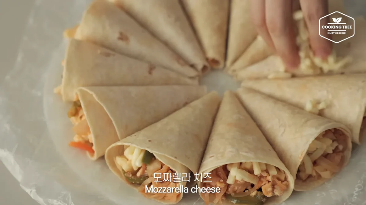 Tofu Cabbage Tortilla Pizza Recipe