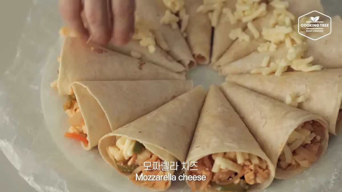 Tofu Cabbage Tortilla Pizza Recipe