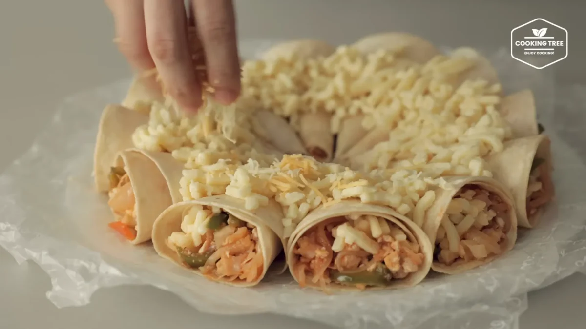 Tofu Cabbage Tortilla Pizza Recipe