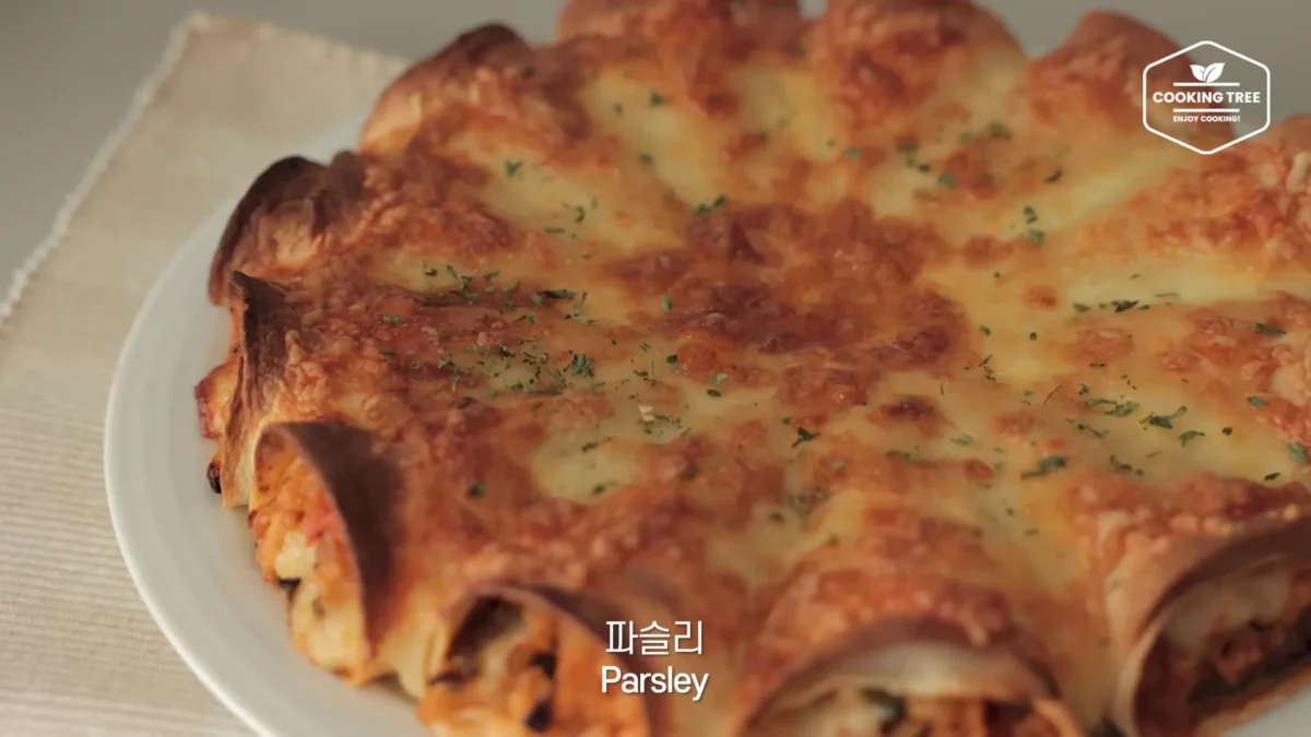 Tofu Cabbage Tortilla Pizza Recipe