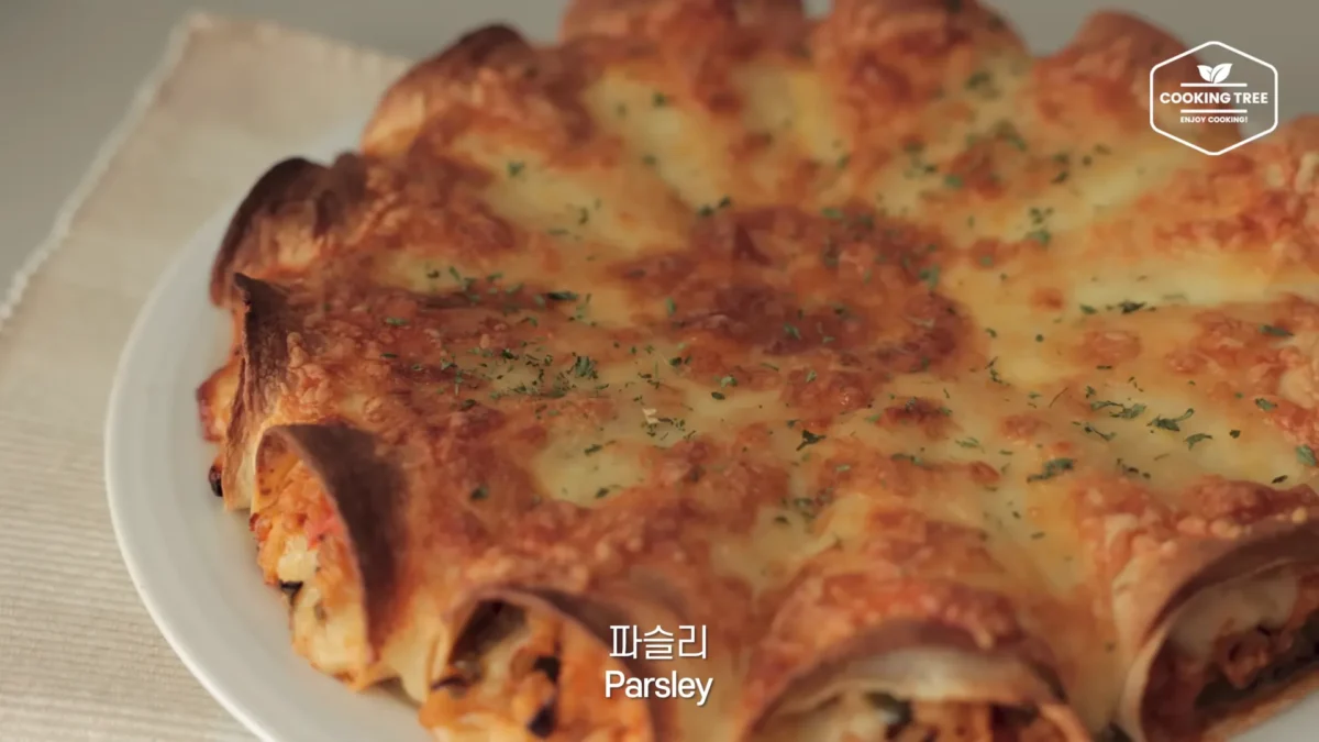 Tofu Cabbage Tortilla Pizza Recipe