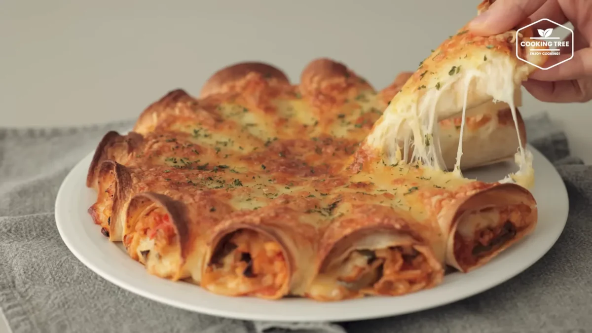 Tofu Cabbage Tortilla Pizza Recipe