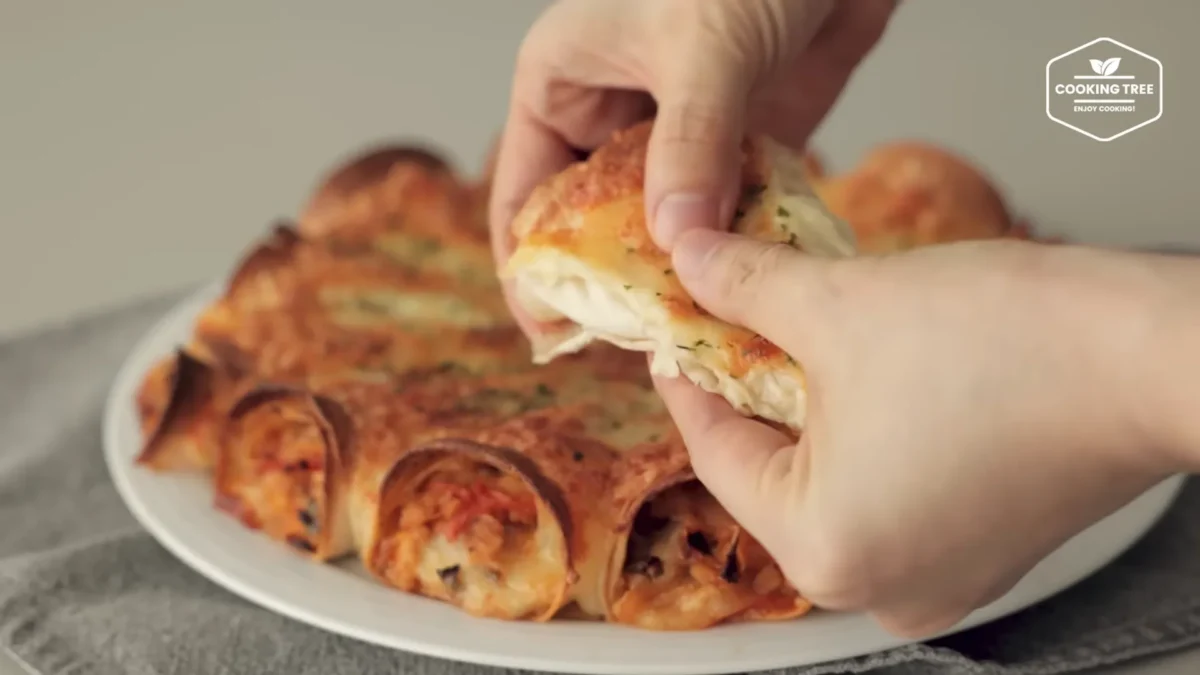 Tofu Cabbage Tortilla Pizza Recipe