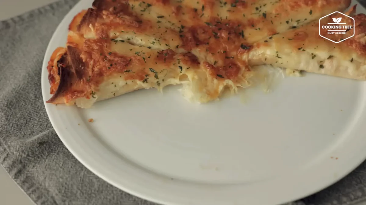Tofu Cabbage Tortilla Pizza Recipe