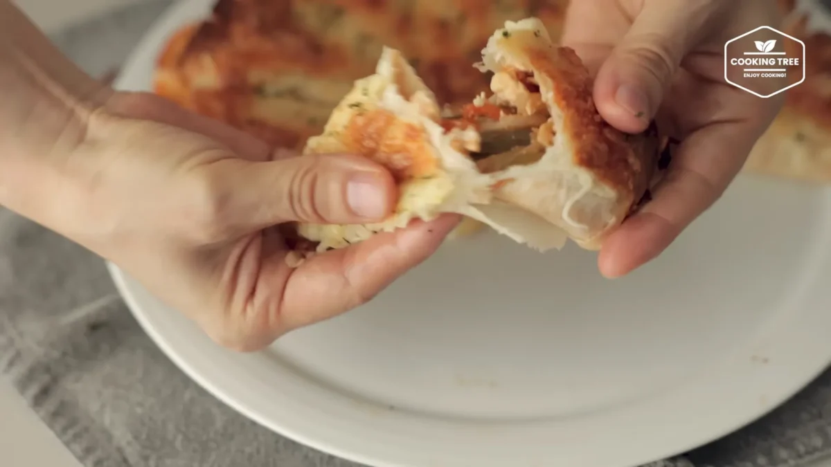 Tofu Cabbage Tortilla Pizza Recipe