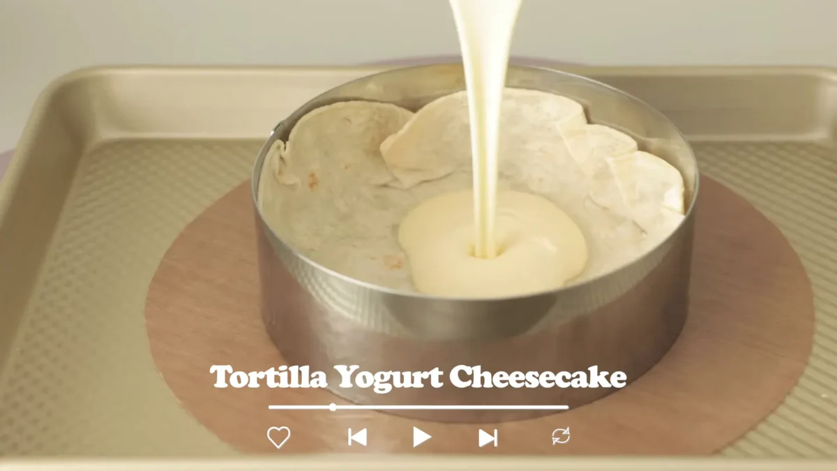Tortilla Yogurt Cheesecake Recipe