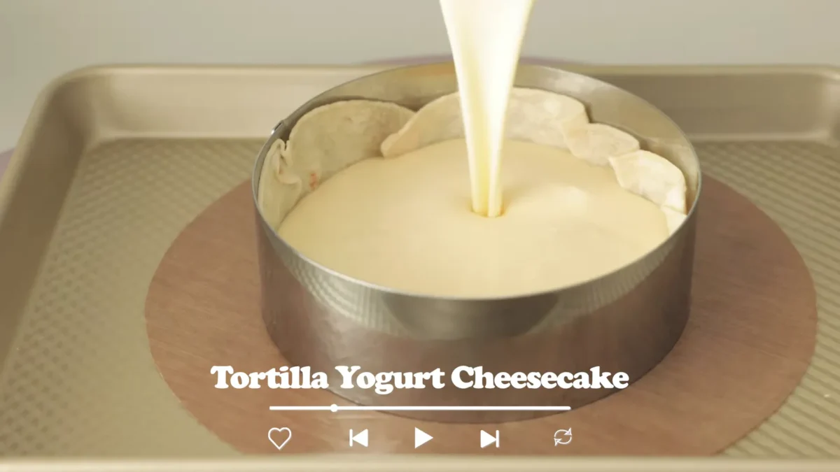 Tortilla Yogurt Cheesecake Recipe