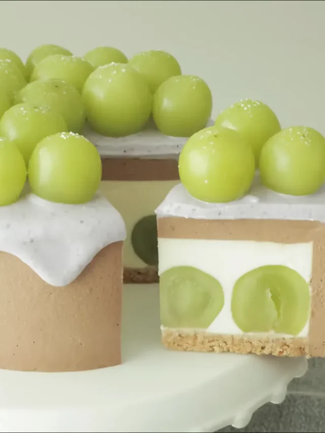 Shine Muscat Chocolate Cheesecake