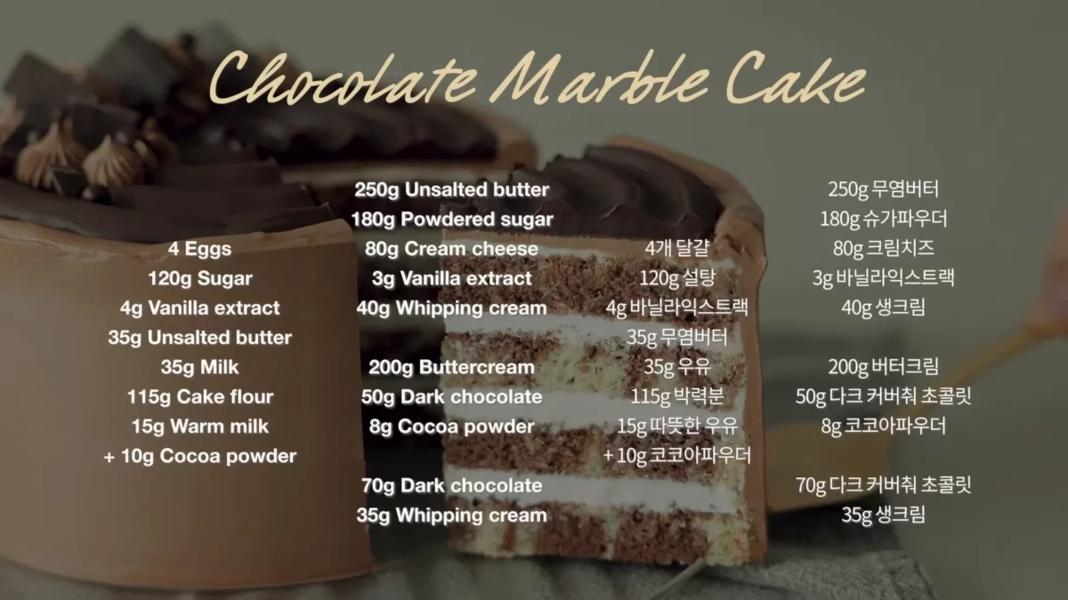 Chocolate Marble Cake