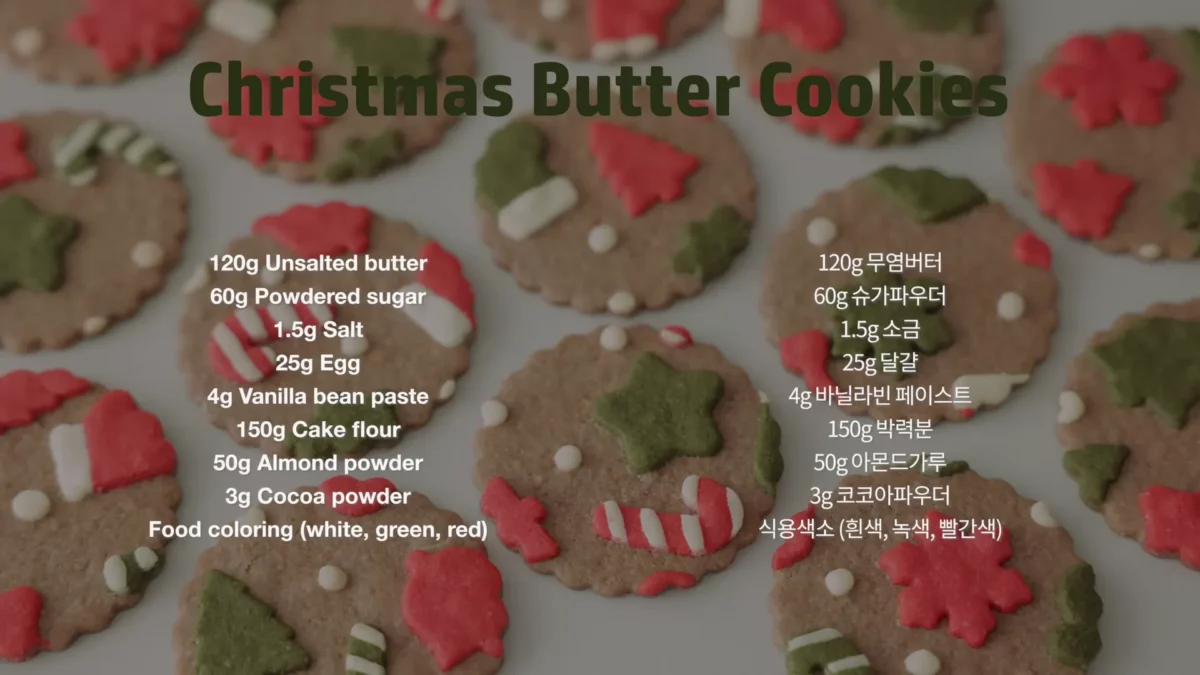 Christmas Butter Cookies Recipe
