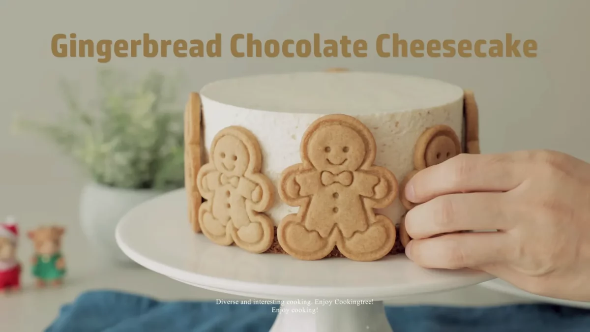 Christmas Gingerbread Chocolate Cheesecake Recipe