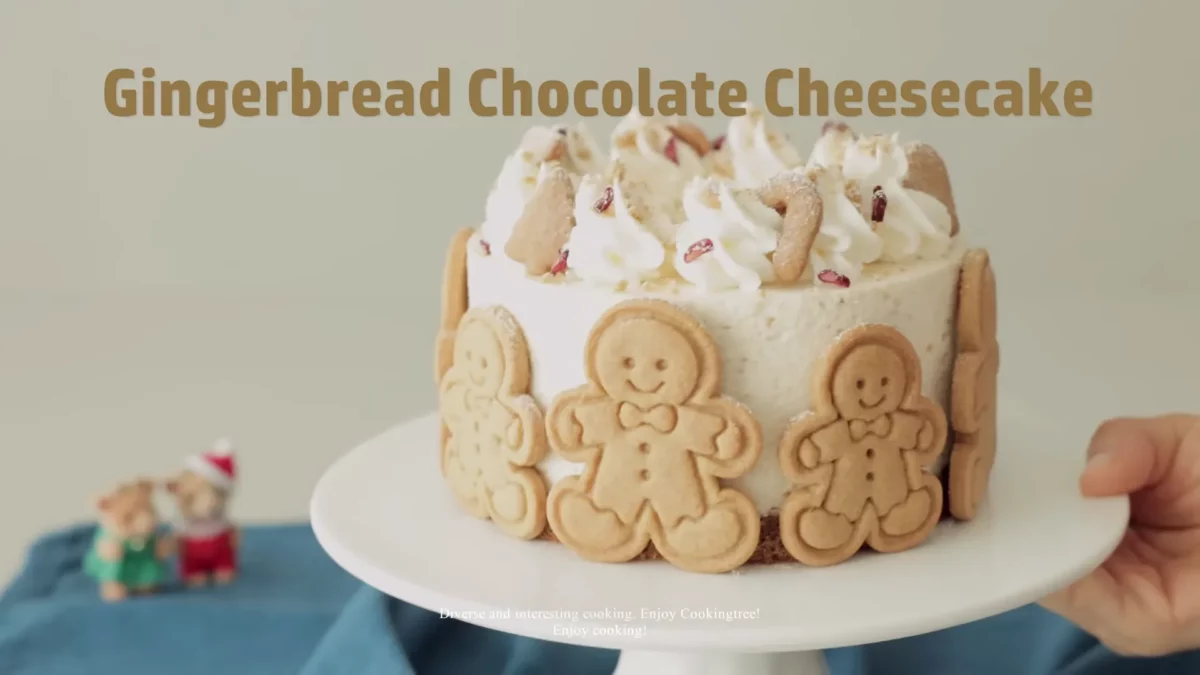 Christmas Gingerbread Chocolate Cheesecake Recipe