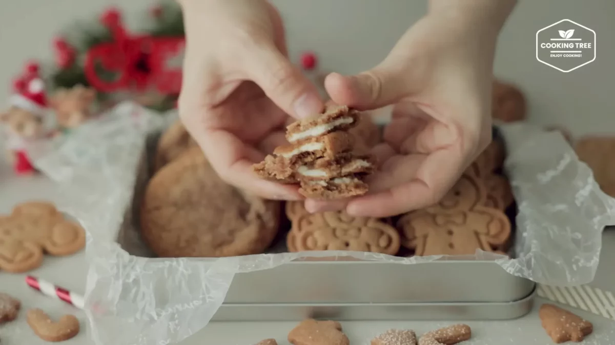 Christmas Gingerbread Cream Cheese Ginger Cookies Recipe
