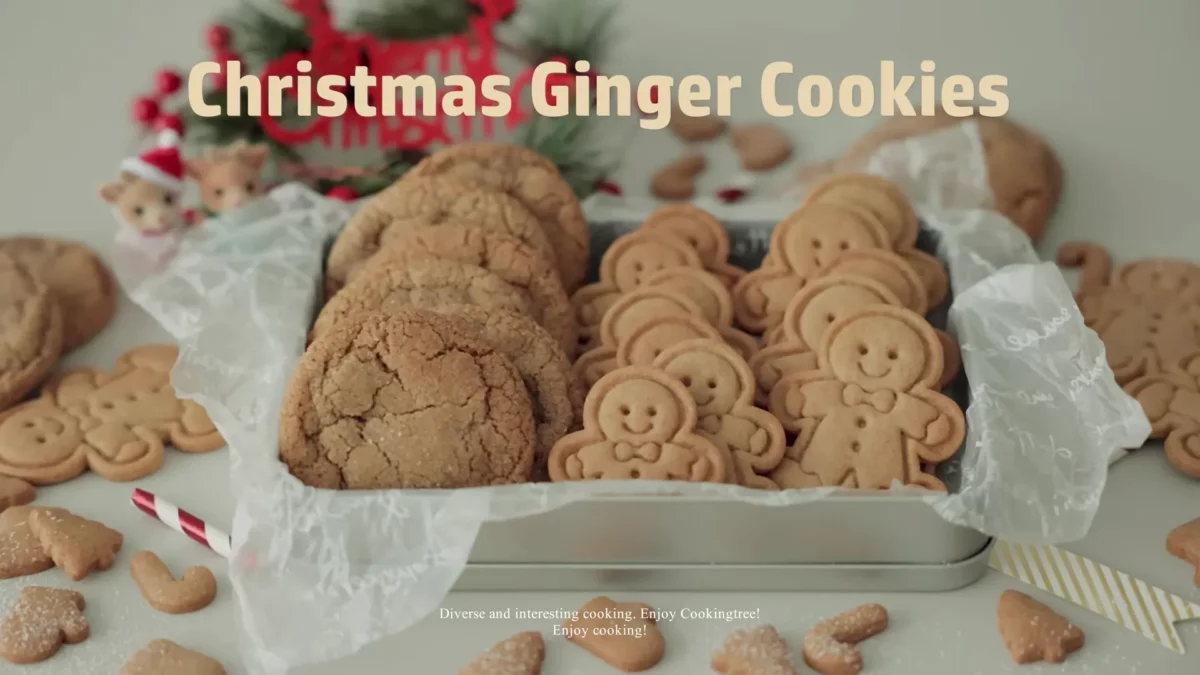 Christmas Gingerbread Cream Cheese Ginger Cookies Recipe