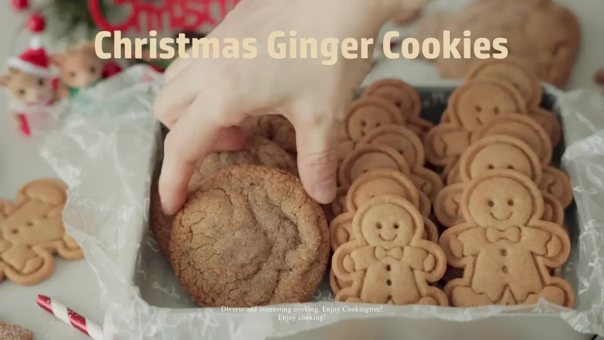 Christmas Gingerbread Cream Cheese Ginger Cookies Recipe