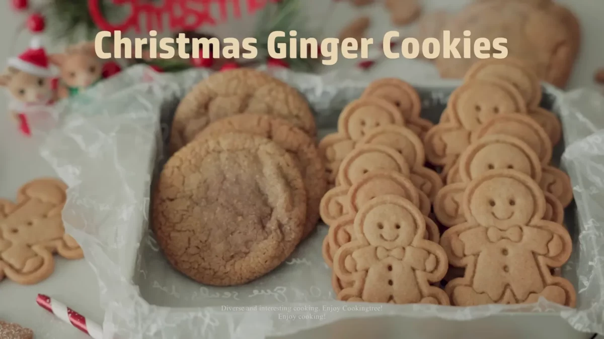 Christmas Gingerbread Cream Cheese Ginger Cookies Recipe