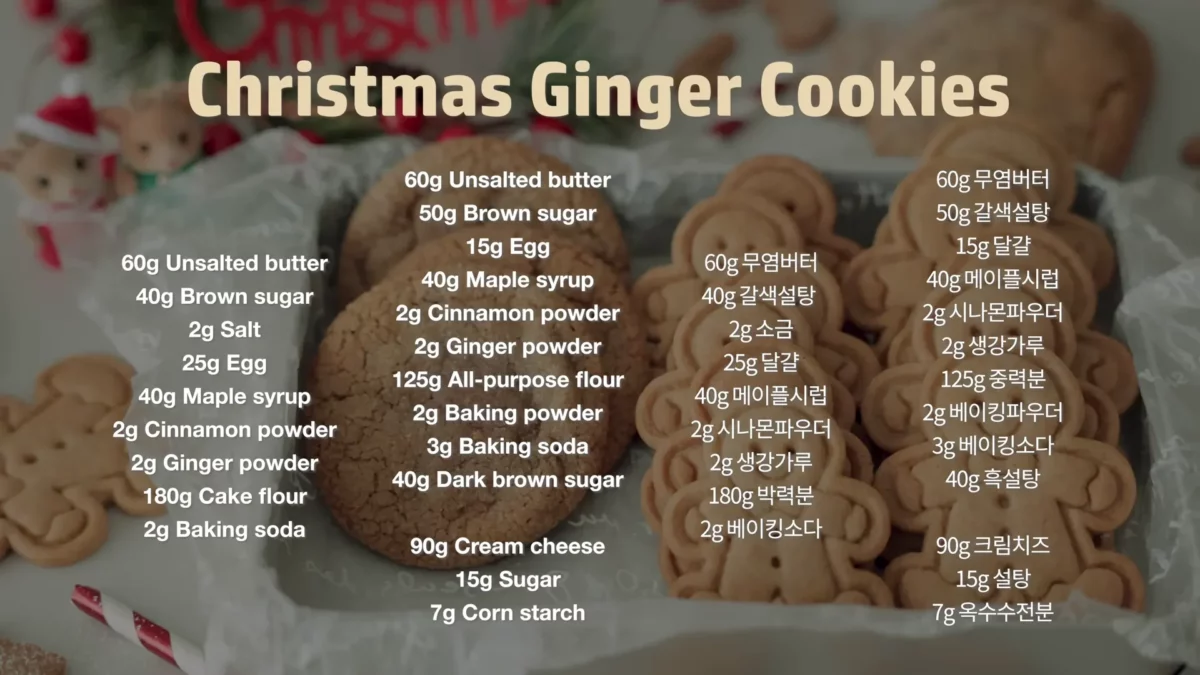 Christmas Gingerbread Cream Cheese Ginger Cookies Recipe