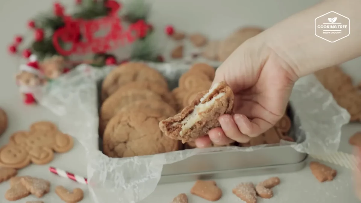 Christmas Gingerbread Cream Cheese Ginger Cookies Recipe