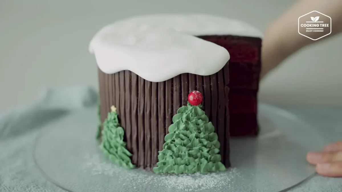 Christmas Red Velvet Chocolate Cake Recipe