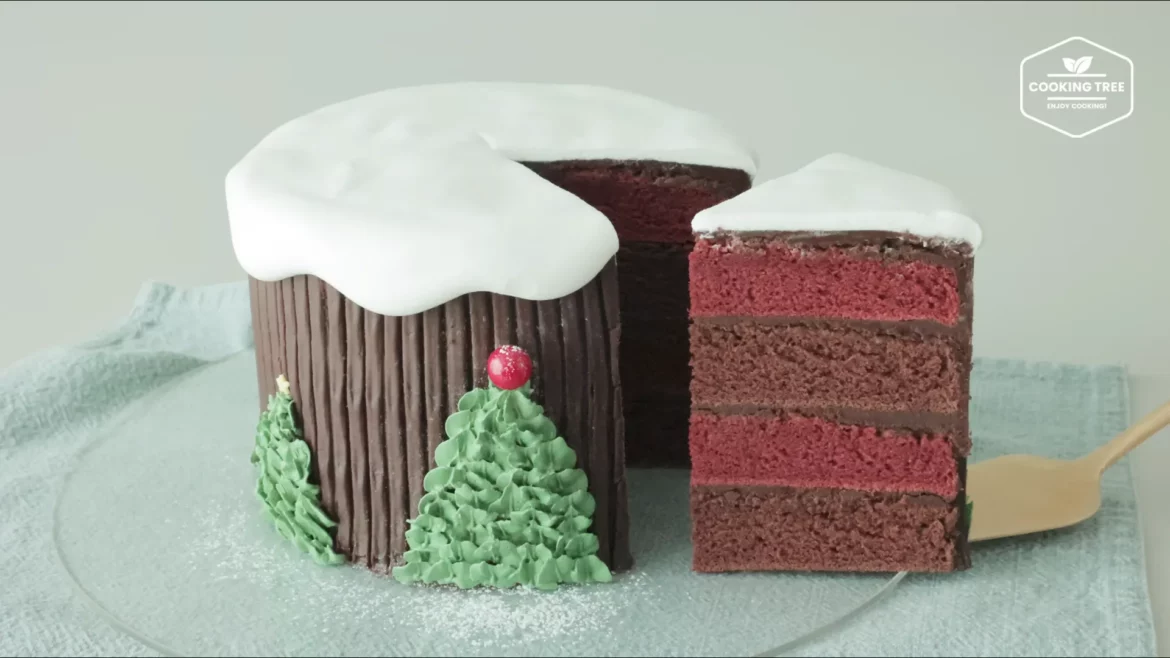 Christmas Red Velvet Chocolate Cake Recipe