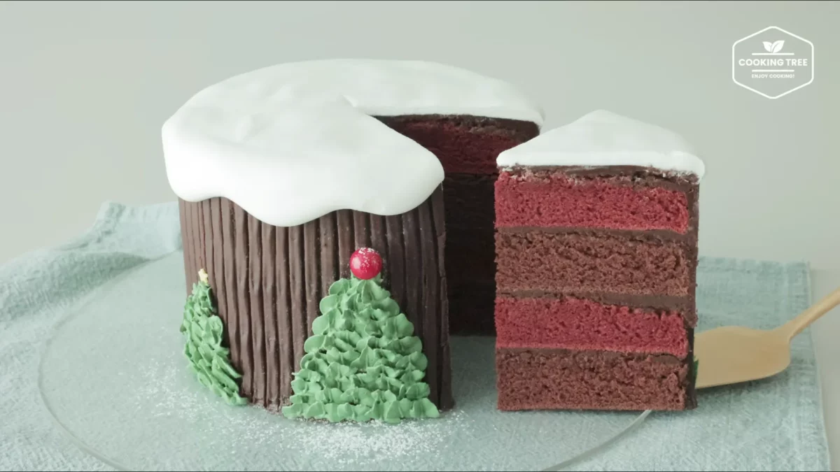 Christmas Red Velvet Chocolate Cake Recipe