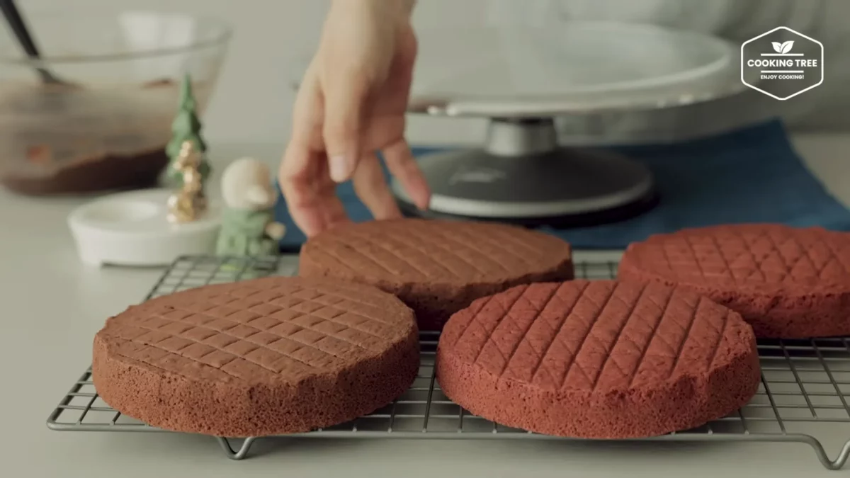 Christmas Red Velvet Chocolate Cake Recipe
