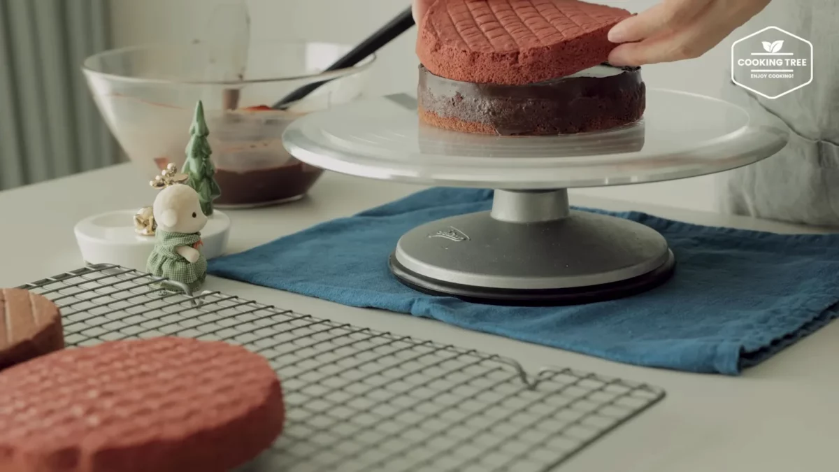 Christmas Red Velvet Chocolate Cake Recipe