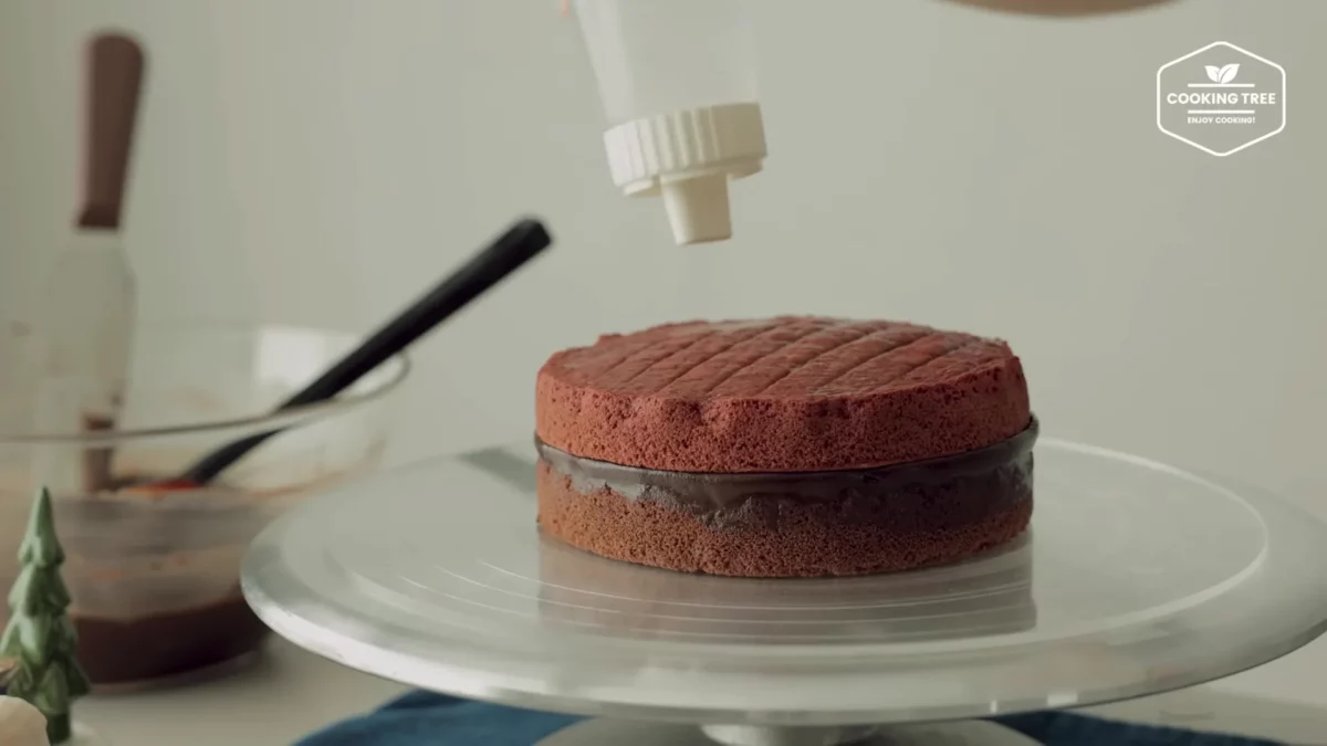 Christmas Red Velvet Chocolate Cake Recipe