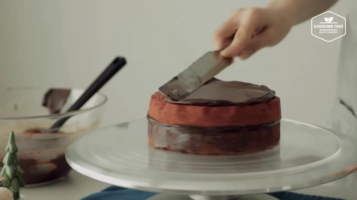 Christmas Red Velvet Chocolate Cake Recipe