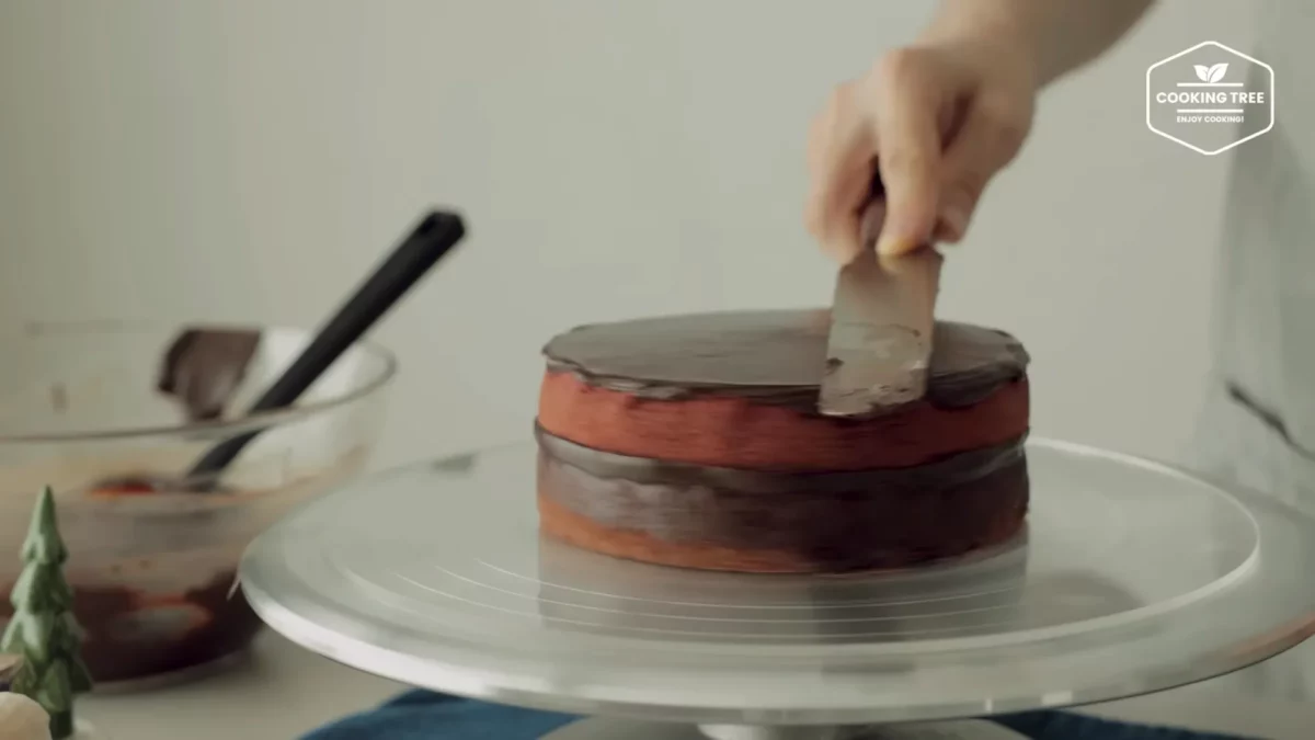 Christmas Red Velvet Chocolate Cake Recipe