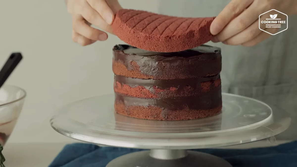 Christmas Red Velvet Chocolate Cake Recipe