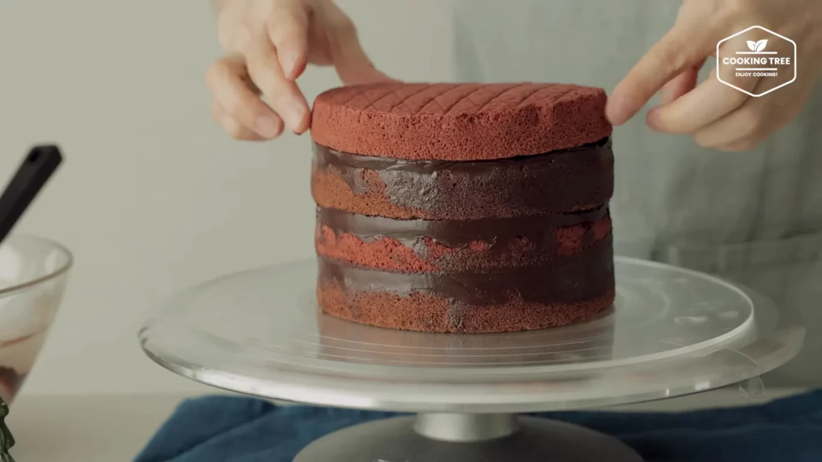 Christmas Red Velvet Chocolate Cake Recipe