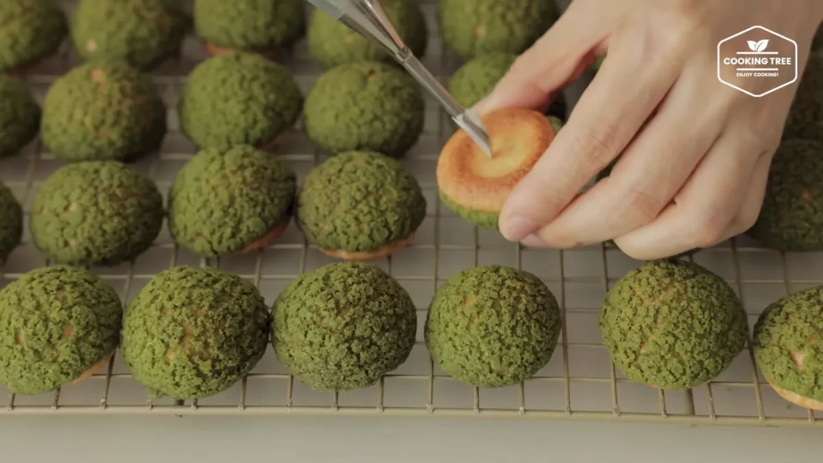 Christmas Tree Choux Au Craquelin Recipe