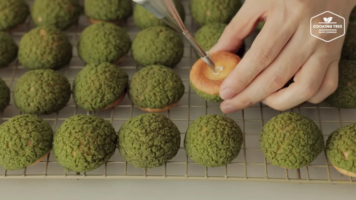 Christmas Tree Choux Au Craquelin Recipe