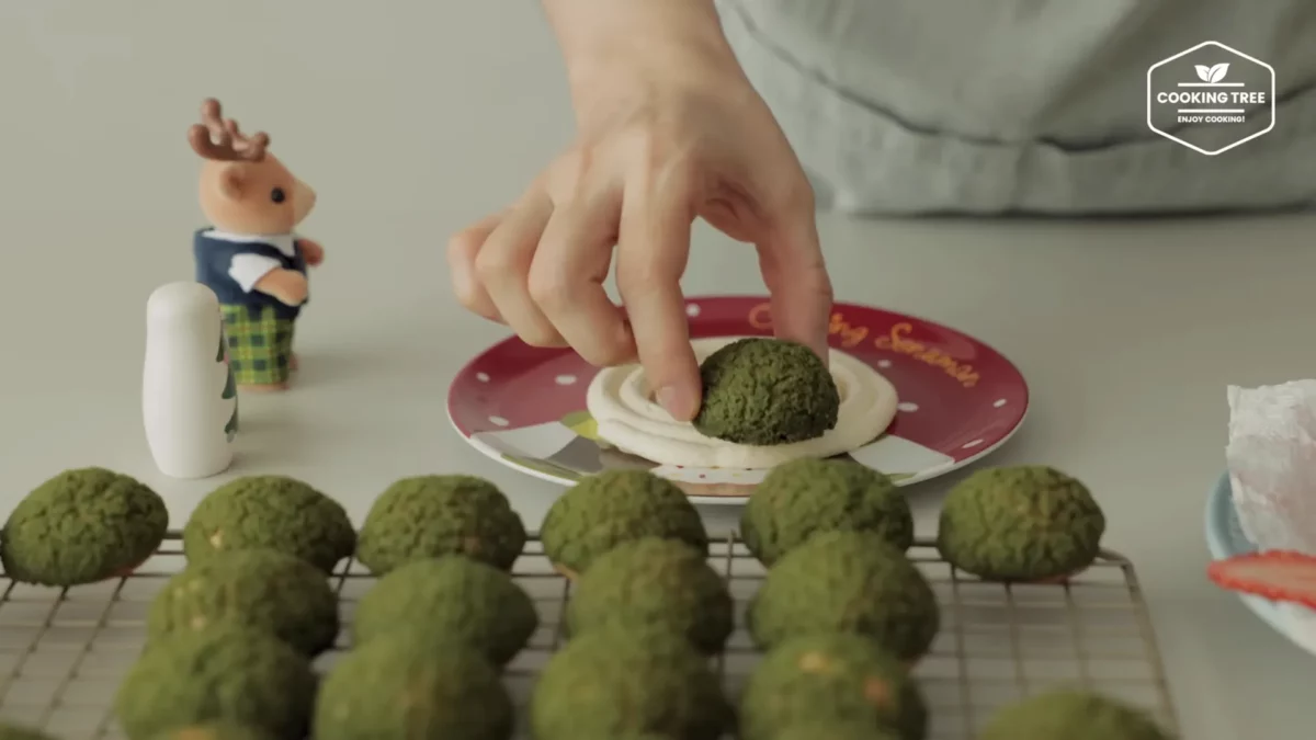 Christmas Tree Choux Au Craquelin Recipe