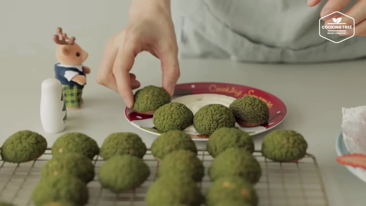 Christmas Tree Choux Au Craquelin Recipe