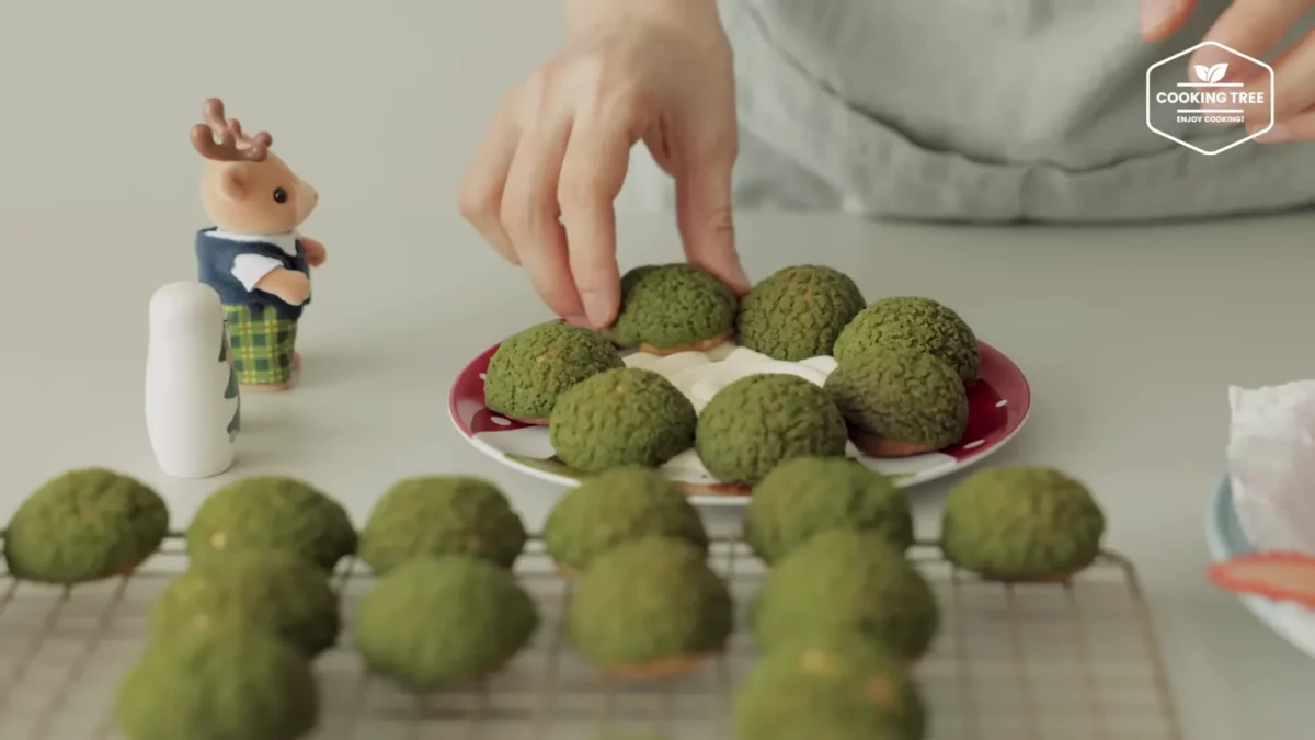 Christmas Tree Choux Au Craquelin Recipe