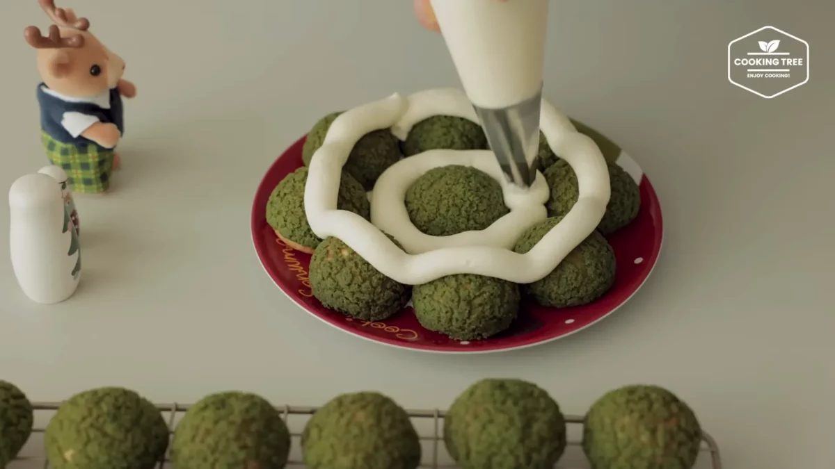 Christmas Tree Choux Au Craquelin Recipe