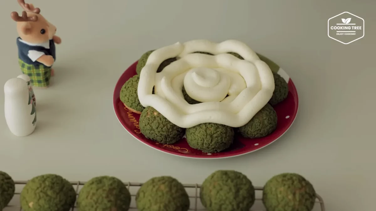 Christmas Tree Choux Au Craquelin Recipe