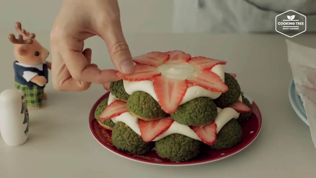 Christmas Tree Choux Au Craquelin Recipe