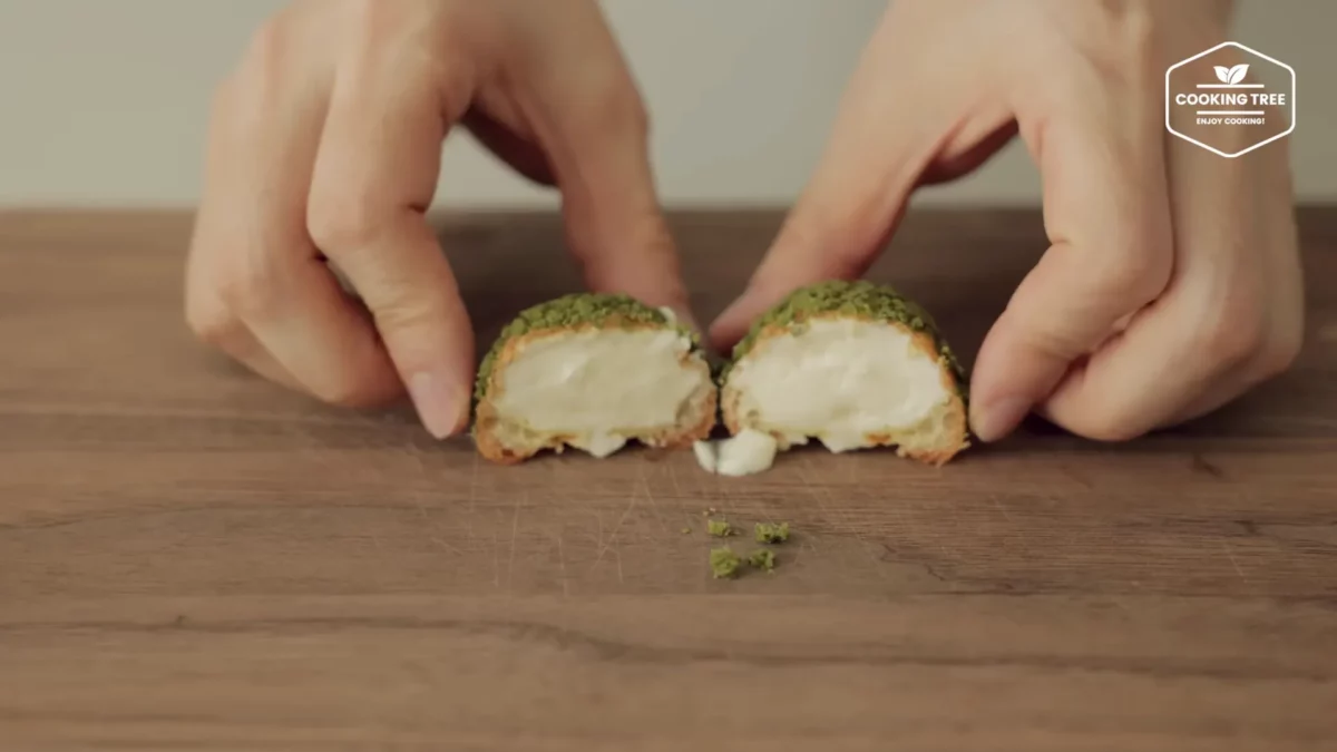 Christmas Tree Choux Au Craquelin Recipe