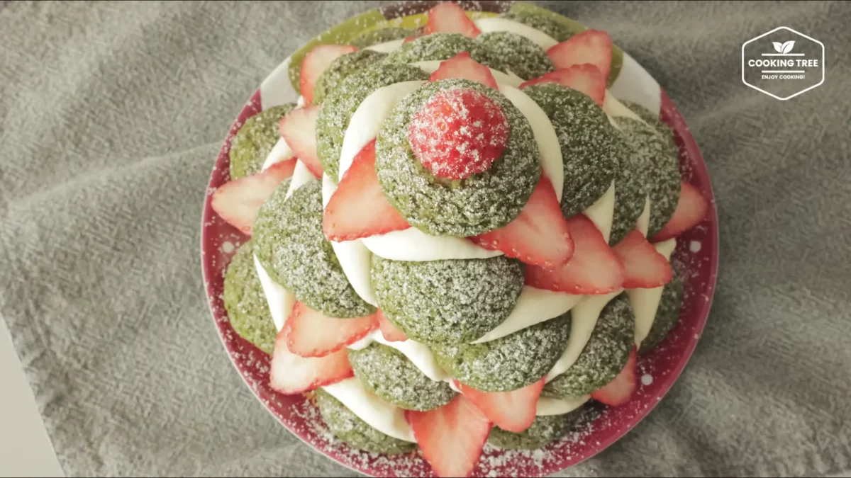 Christmas Tree Choux Au Craquelin Recipe