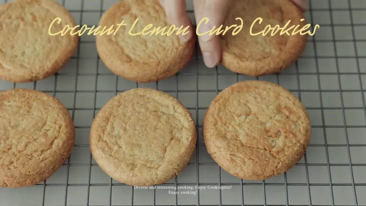 Coconut Lemon Curd Cookies