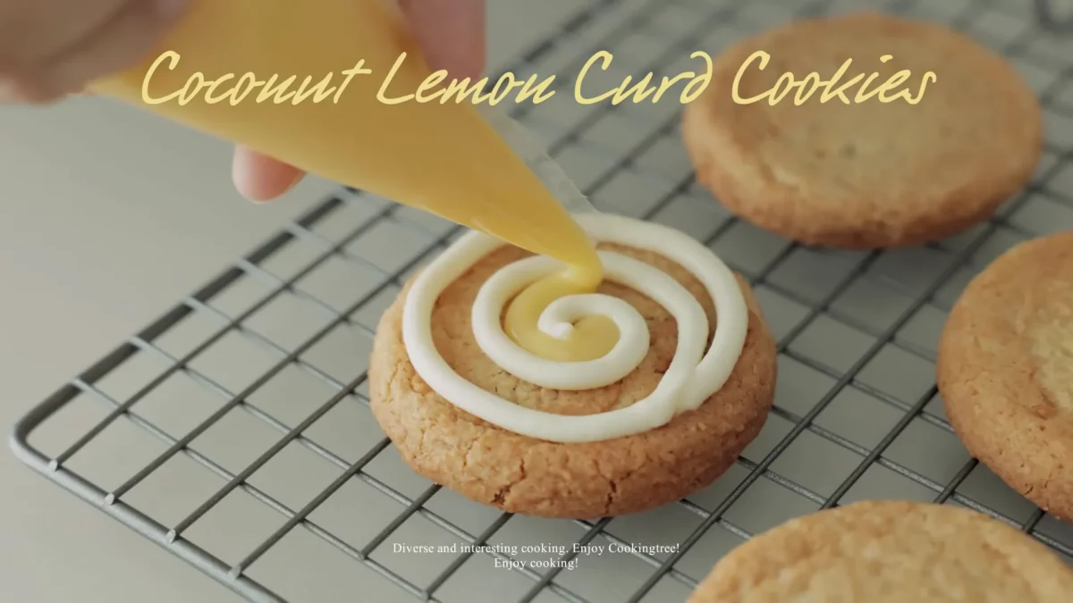 Coconut Lemon Curd Cookies