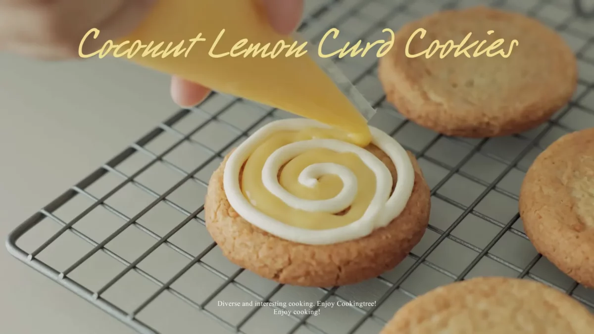 Coconut Lemon Curd Cookies