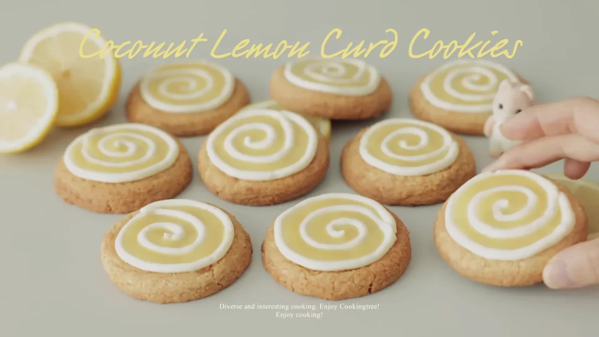 Coconut Lemon Curd Cookies