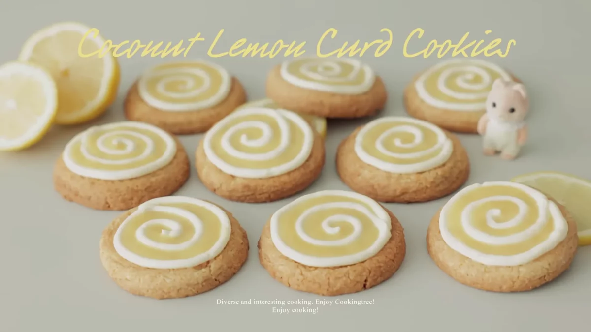 Coconut Lemon Curd Cookies